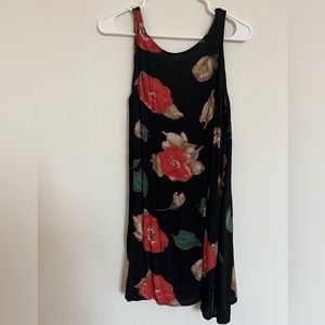 black floral dress